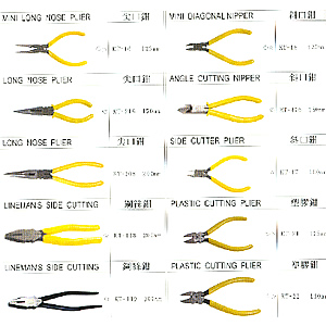 KT-16、KT-18... 電子專用鉗(Pliers & Cutting Nippers)